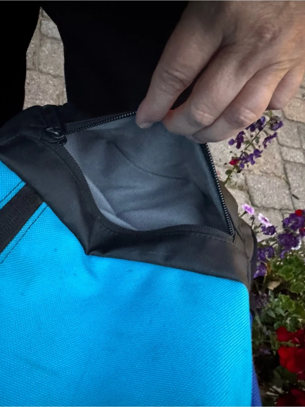 Timbuk2 Parkside Laptop Bright Teal and Royal Blue Backpack w Bottle Opener